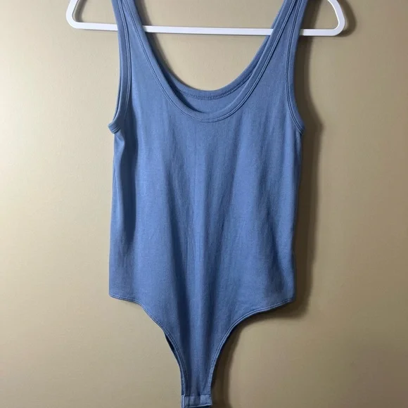 a new day Women's Scoop Neck Bodysuit Bundle Coral and Blue Size Large - Picture 6 of 11